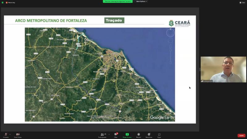 Seinfra recebe contribuições para processo de concessão do Arco Rodoviário Metropolitano de Fortaleza