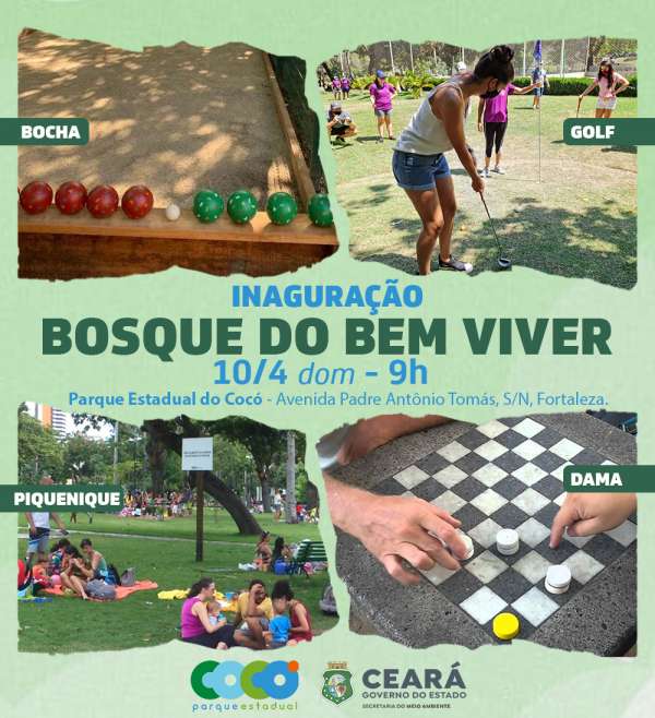 Parque do Cocó ganha um novo espaço: o Bosque do Bom Viver