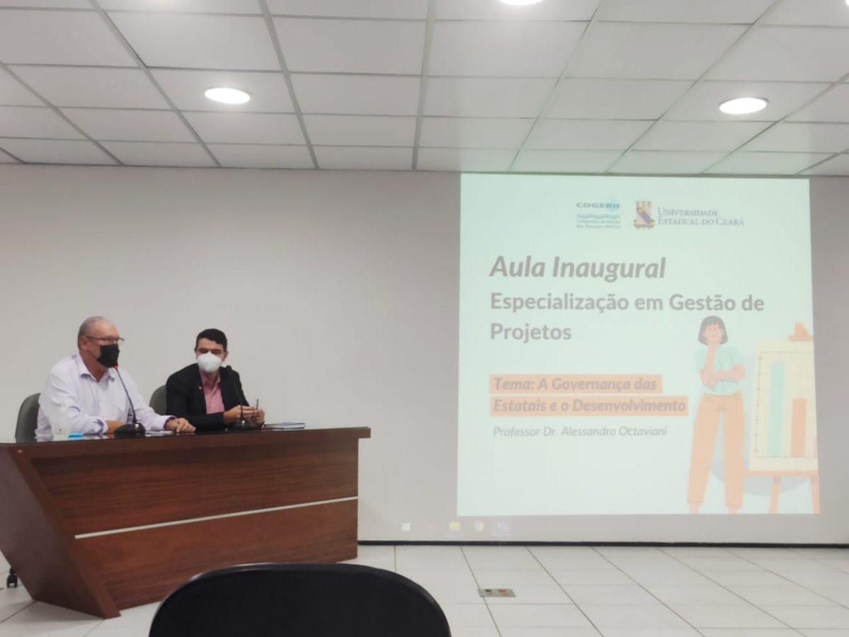 Cogerh investe em qualificação para servidores e oferece Curso de Especialização em parceria com a Uece