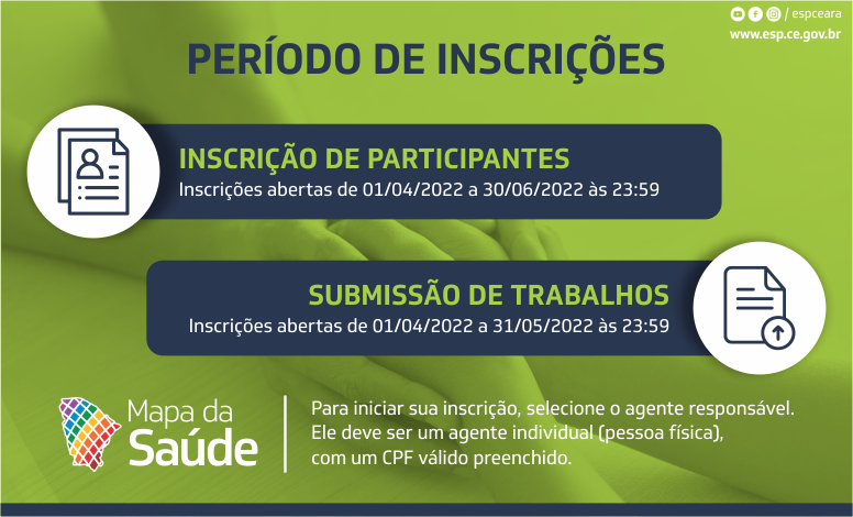 Fórum de Saúde Mental do Ceará recebe submissão de trabalhos científicos e artísticos até 31/05