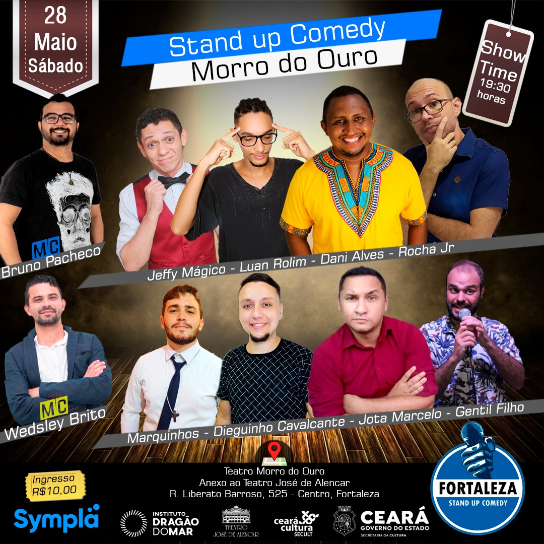 “Stand Up Comedy”: Coletivo de comédia Stand Up Fortaleza se apresenta no TJA