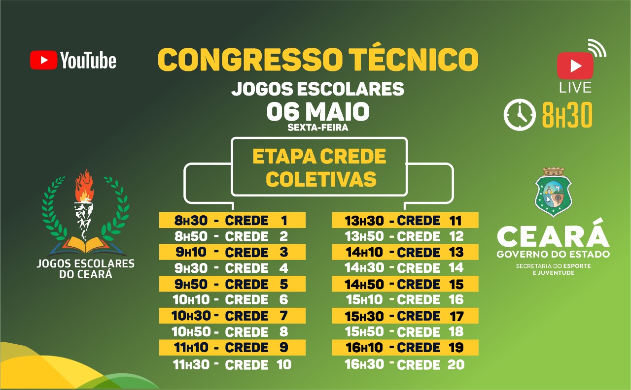 Sejuv realiza Congresso Técnico dos Jogos Escolares 2022 nesta sexta-feira (6)