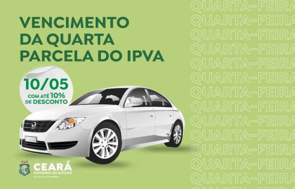 IPVA 2022: 4ª parcela vence nesta terça-feira (10)