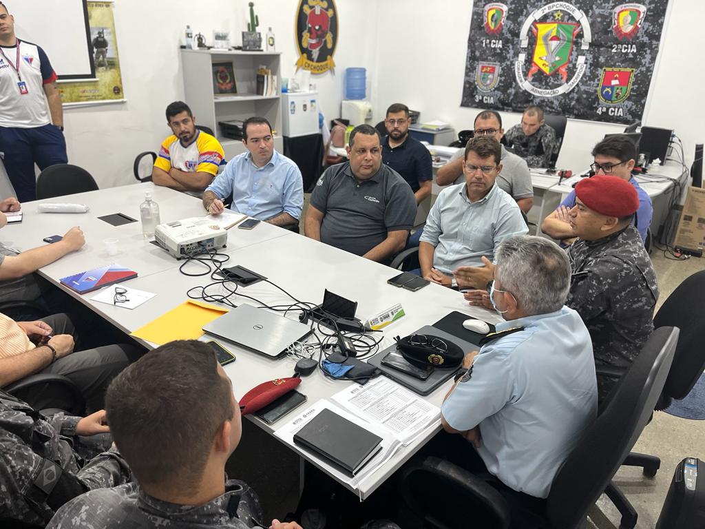 Sejuv participa de reunião sobre segurança no Cotam