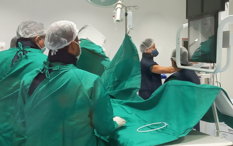 HRVJ ultrapassa 100 procedimentos de hemodinâmica e zera fila de espera na região