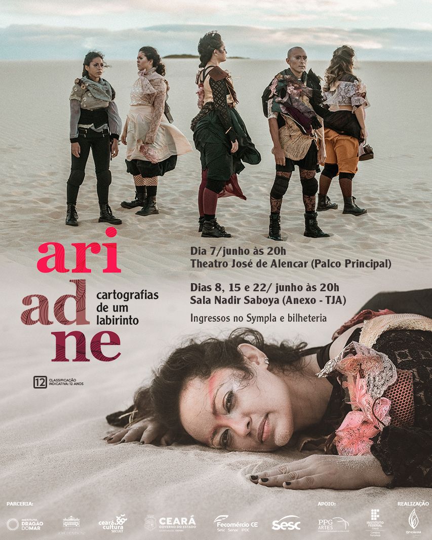 “Ariadne – Cartografias de um Labirinto”: Espetáculo integra programação do mês de aniversário de 112 anos do TJA