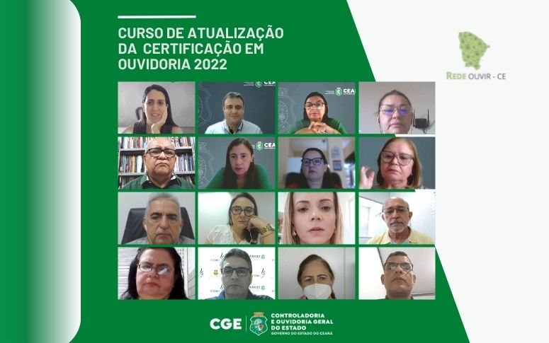 CGE inicia Curso de Atualização da Certificação em Ouvidoria 2022