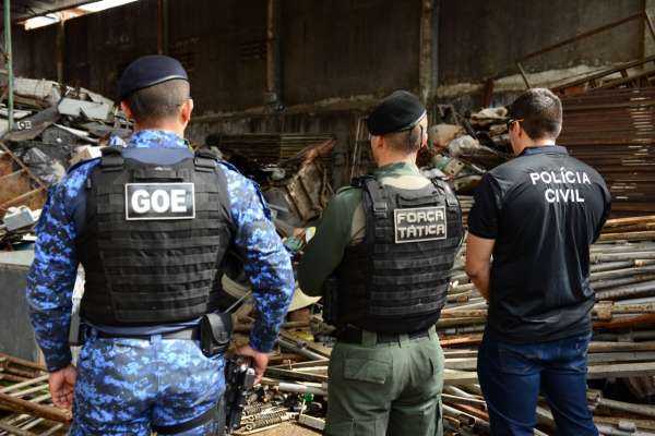 Operação de combate à receptação em sucatas resulta em prisão e nas apreensões de 54 kg de fios de cobre