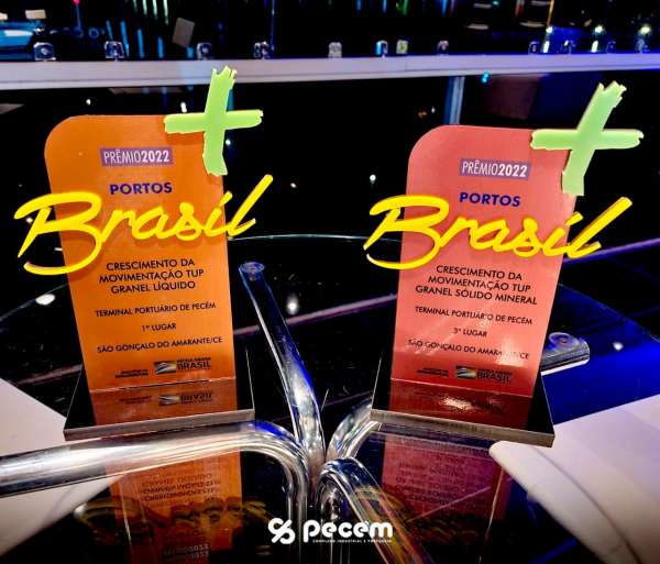 Porto do Pecém é um dos vencedores do Prêmio Portos + Brasil