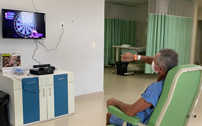 Unidade de AVC do HRSC usa realidade virtual para recuperar pacientes