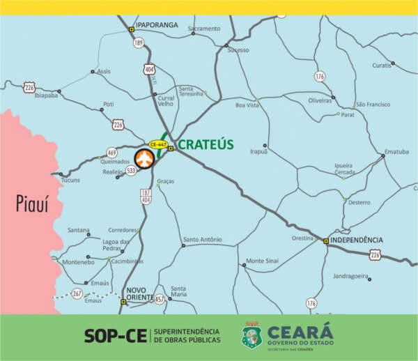 Contorno de Crateús representa melhoria no fluxo rodoviário em torno da cidade