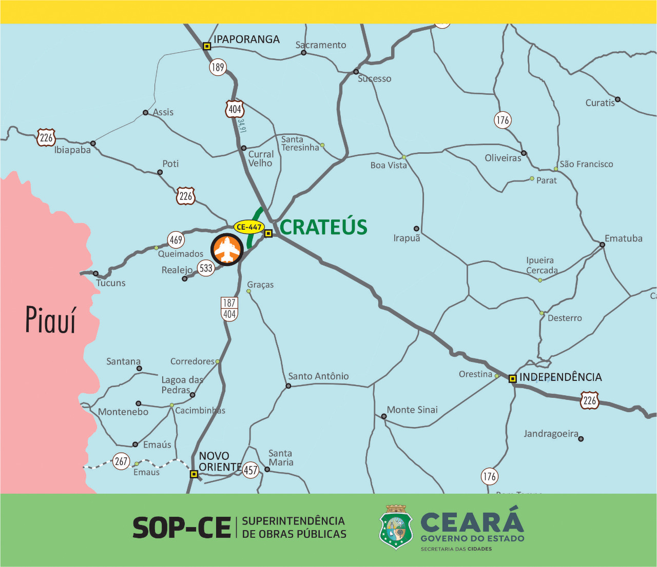 Contorno de Crateús representa melhoria no fluxo rodoviário em torno da cidade
