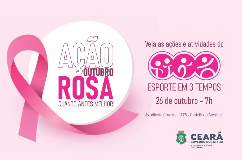 Sejuv realiza ação Outubro Rosa na Areninha do Castelão