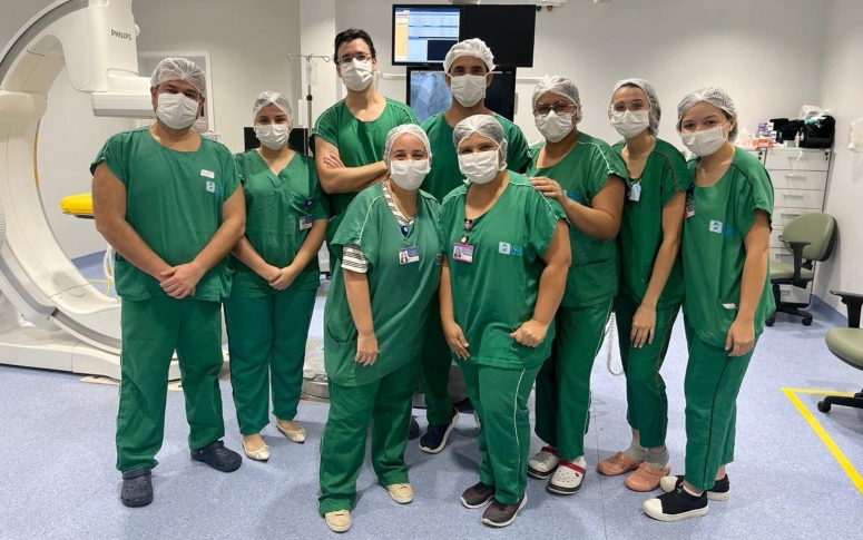 Hemodinâmica ultrapassa 500 procedimentos em menos de seis meses de serviço