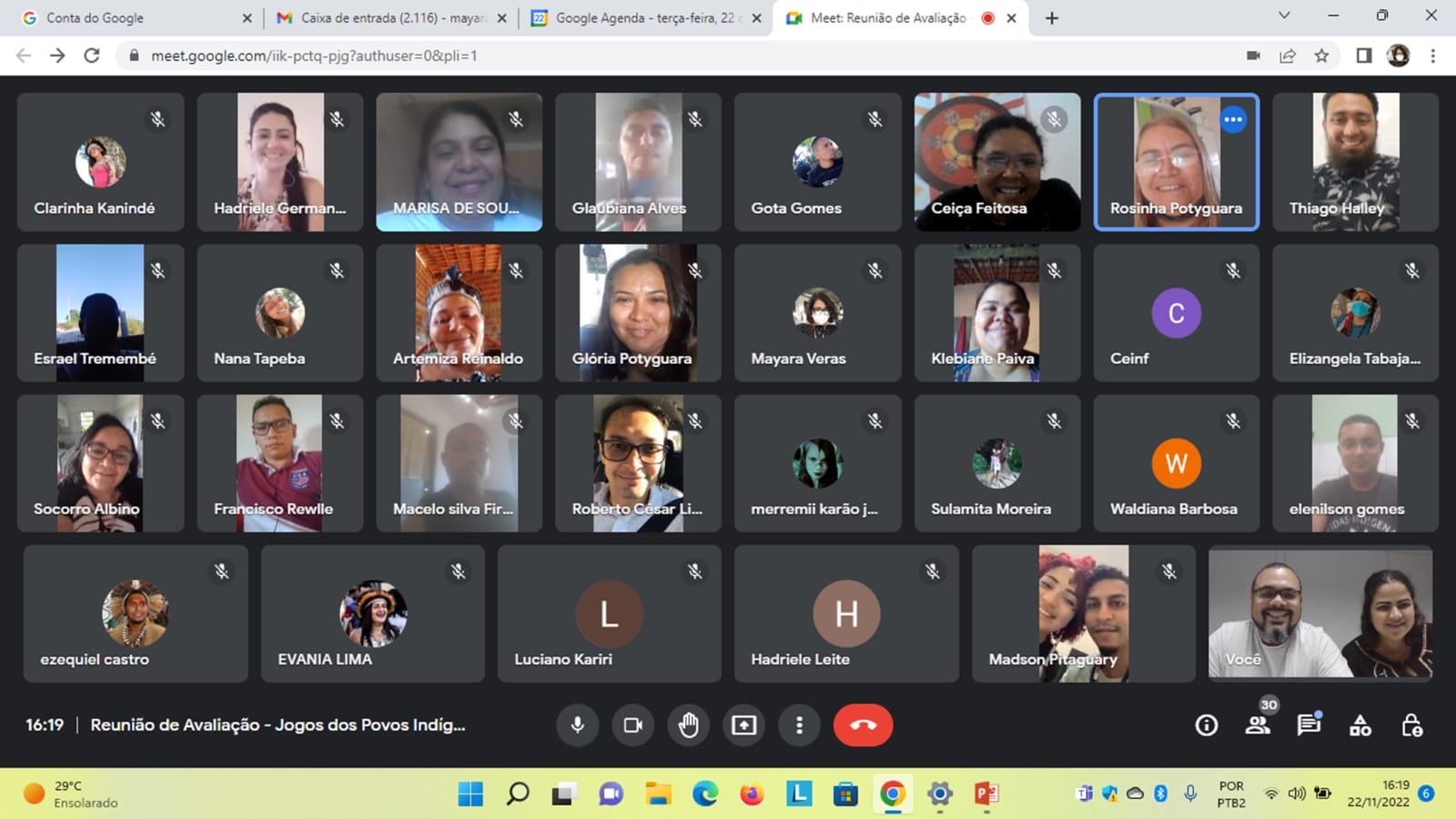 Sejuv realiza reunião de avaliação dos Jogos dos Povos Indígenas edição 2022