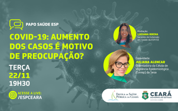 “Covid-19: aumento dos casos é motivo de preocupação?” é tema do “Papo Saúde”