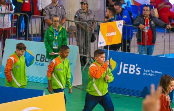 Delegação Cearense participa da solenidade de abertura dos JEB’s