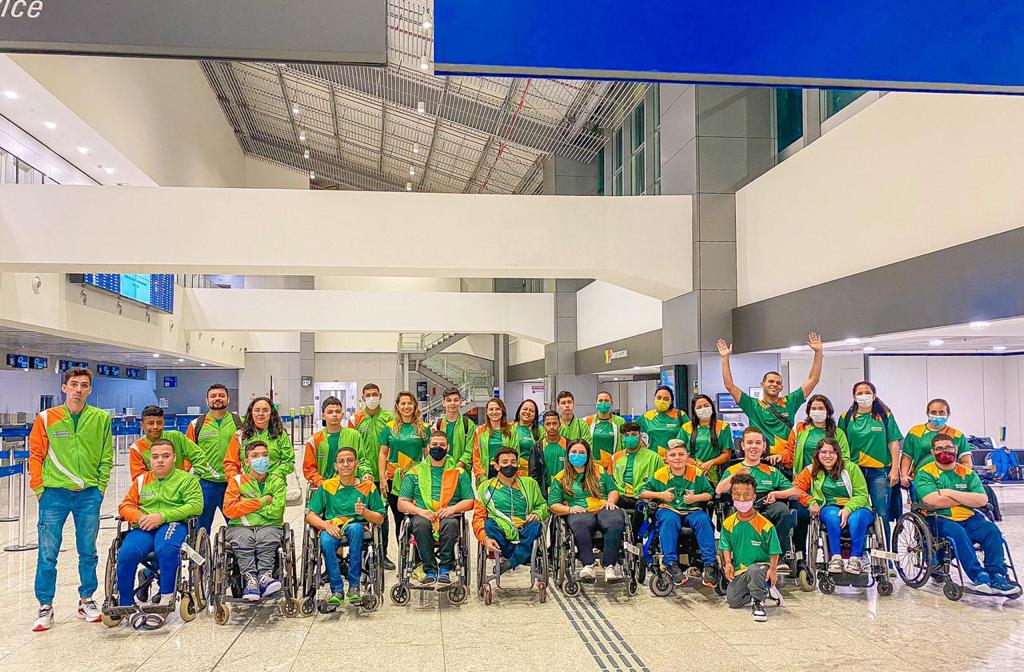 Delegação cearense desembarca em São Paulo para fase nacional das Paralimpíadas Escolares 2022