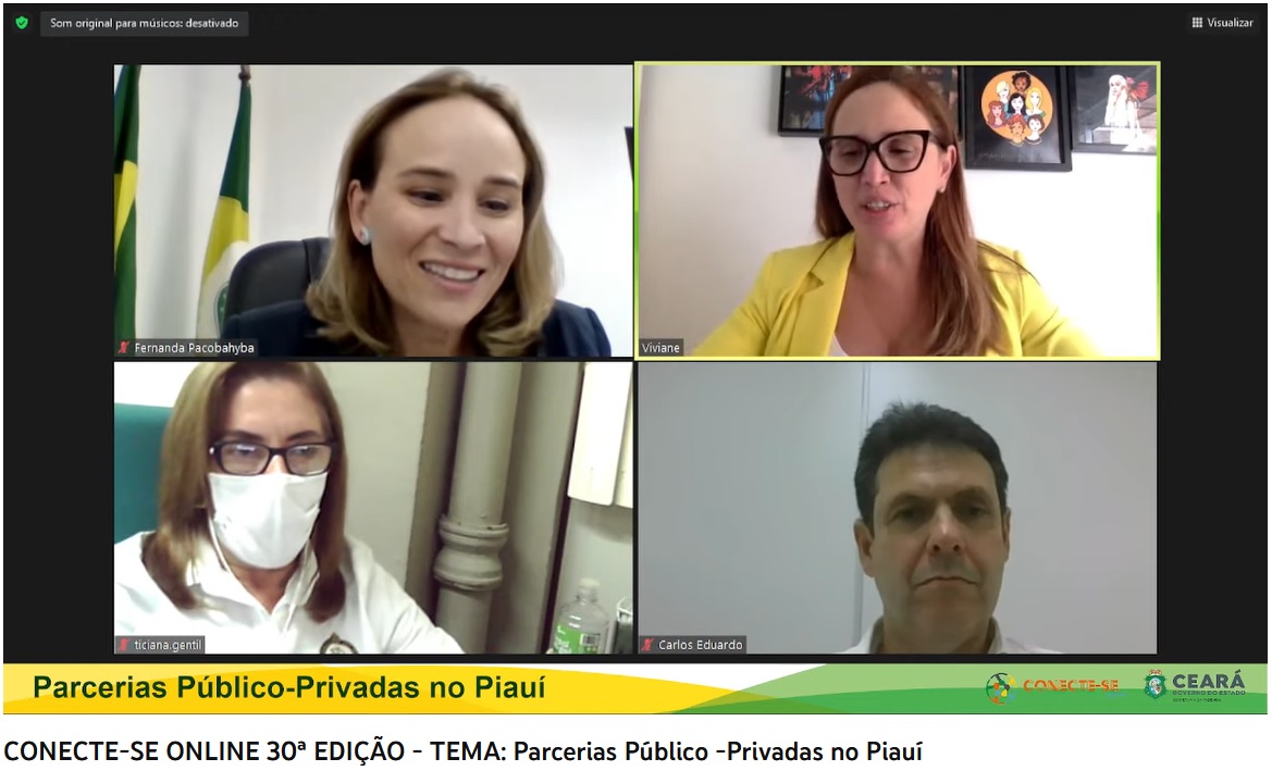 30º Conecte-se online aborda o sucesso das Parcerias Público-Privadas no Piauí