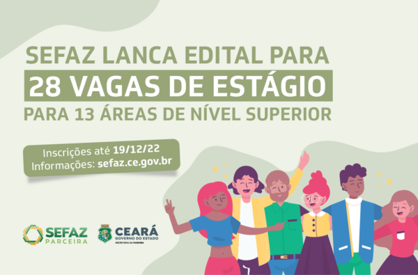 Secretaria da Fazenda abre edital para seleção de estagiários