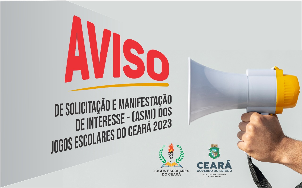 Sejuv divulga ASMI dos Jogos Escolares do Ceará de 2023