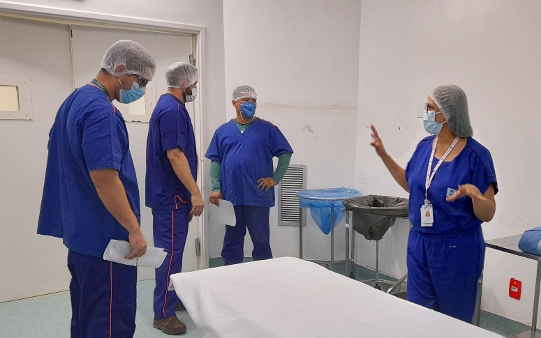 Centro Cirúrgico Geral do HRN passa por manutenção estrutural