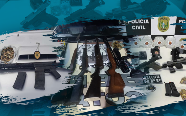 Forças de Segurança do Ceará apreendem 565 armas de fogo em janeiro