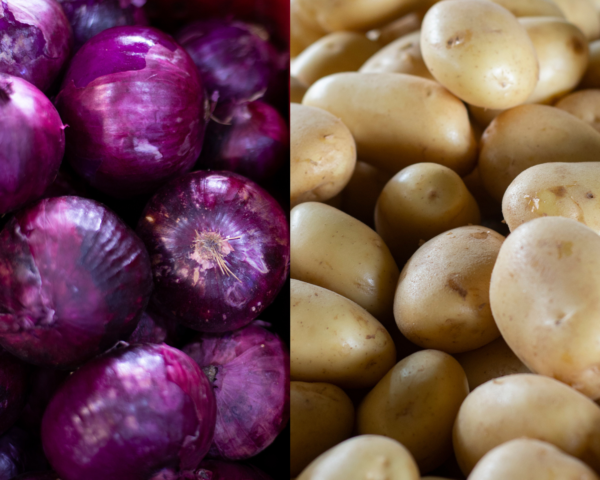 Preços da batata inglesa e cebola roxa têm queda de 25% na Ceasa Maracanaú