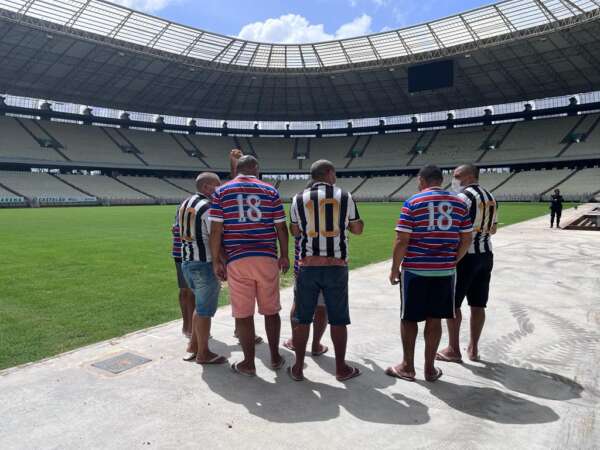 Arena Castelão recebe visita dos internos do Instituto Psiquiátrico Governador Stênio Gomes