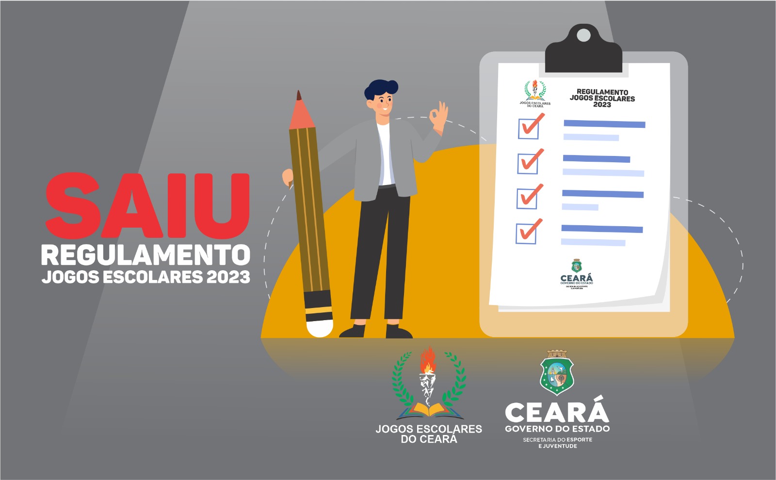 Governo do Ceará divulga Regulamento Geral dos Jogos Escolares do Ceará de 2023