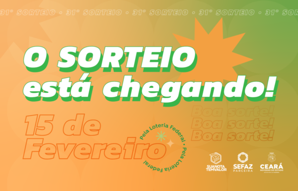Sua Nota Tem Valor realiza 31º sorteio nesta quarta-feira (15)