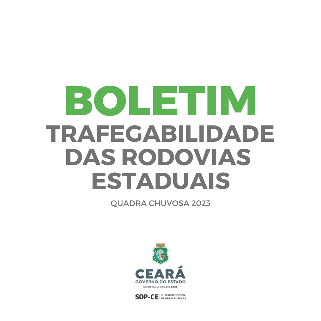 Confira o Boletim de Trafegabilidade das Rodovias Estaduais desta terça-feira (28)