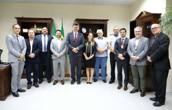 Cúpula da Segurança Pública do Estado realiza visita institucional ao Ministério Público do Ceará