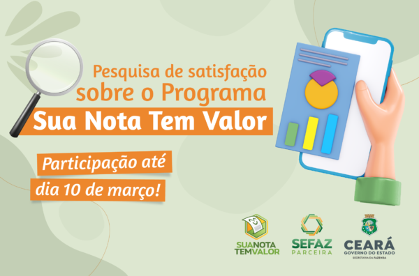 Sua Nota Tem Valor lança pesquisa de satisfação