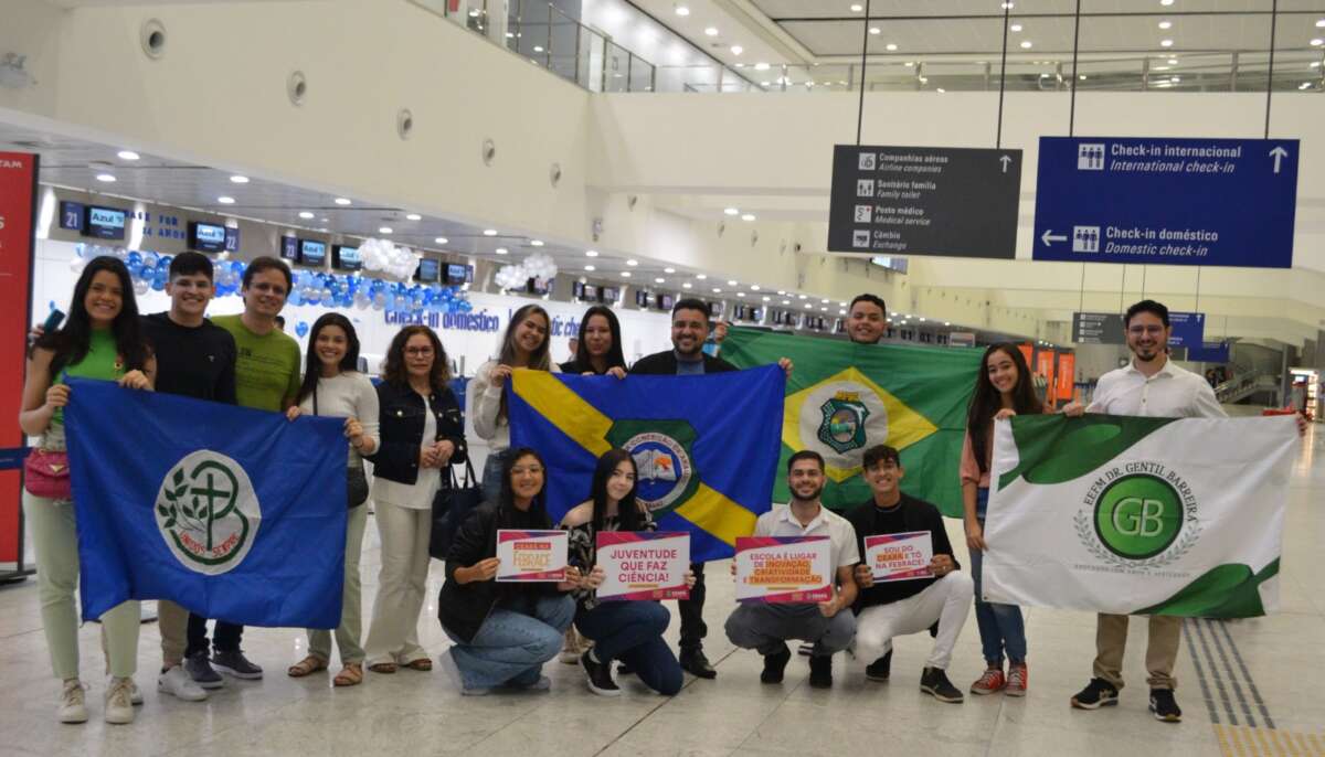 Alunos cearenses classificados para final da Febrace vão a São Paulo para avaliação presencial