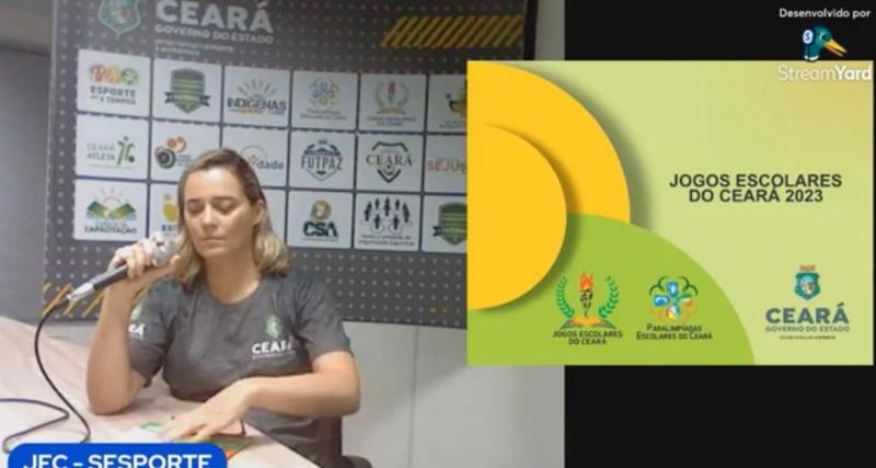 Jogos Escolares do Ceará 2023 são lançados oficialmente