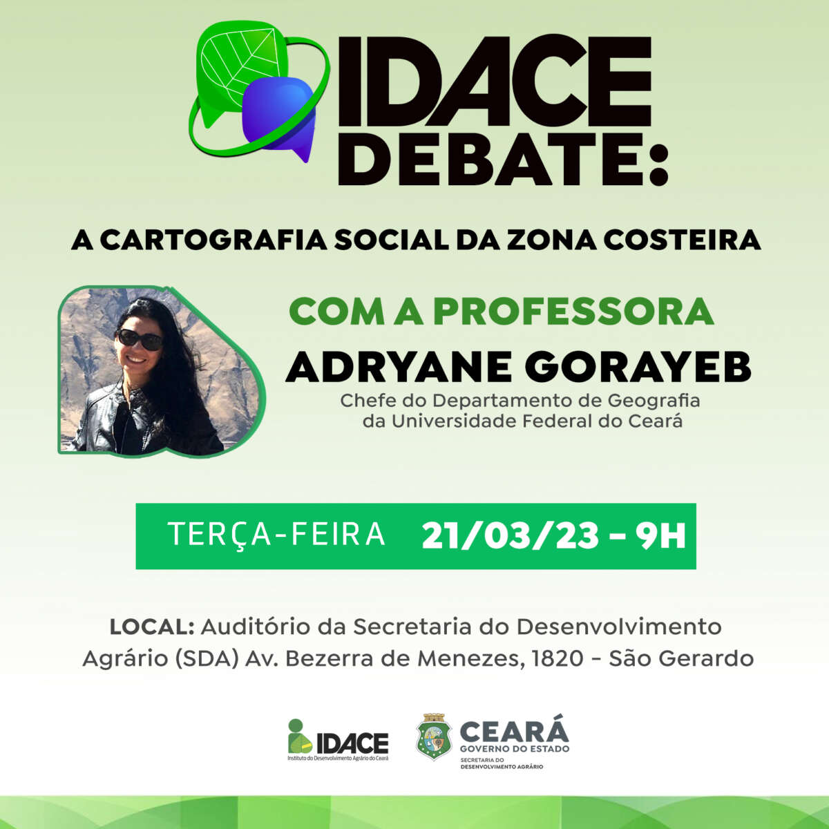 Cartografia Social da Zona Costeira do Ceará é tema do 1º programa Idace Debate