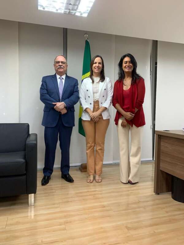 Primeira-dama Lia de Freitas reúne com gestores federais para apresentar Programa Ceará Sem Fome