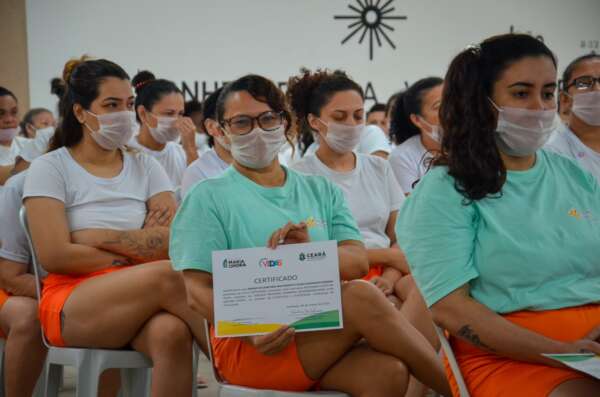 SAP e SPS certificam internas do sistema prisional cearense em cursos de capacitação profissional