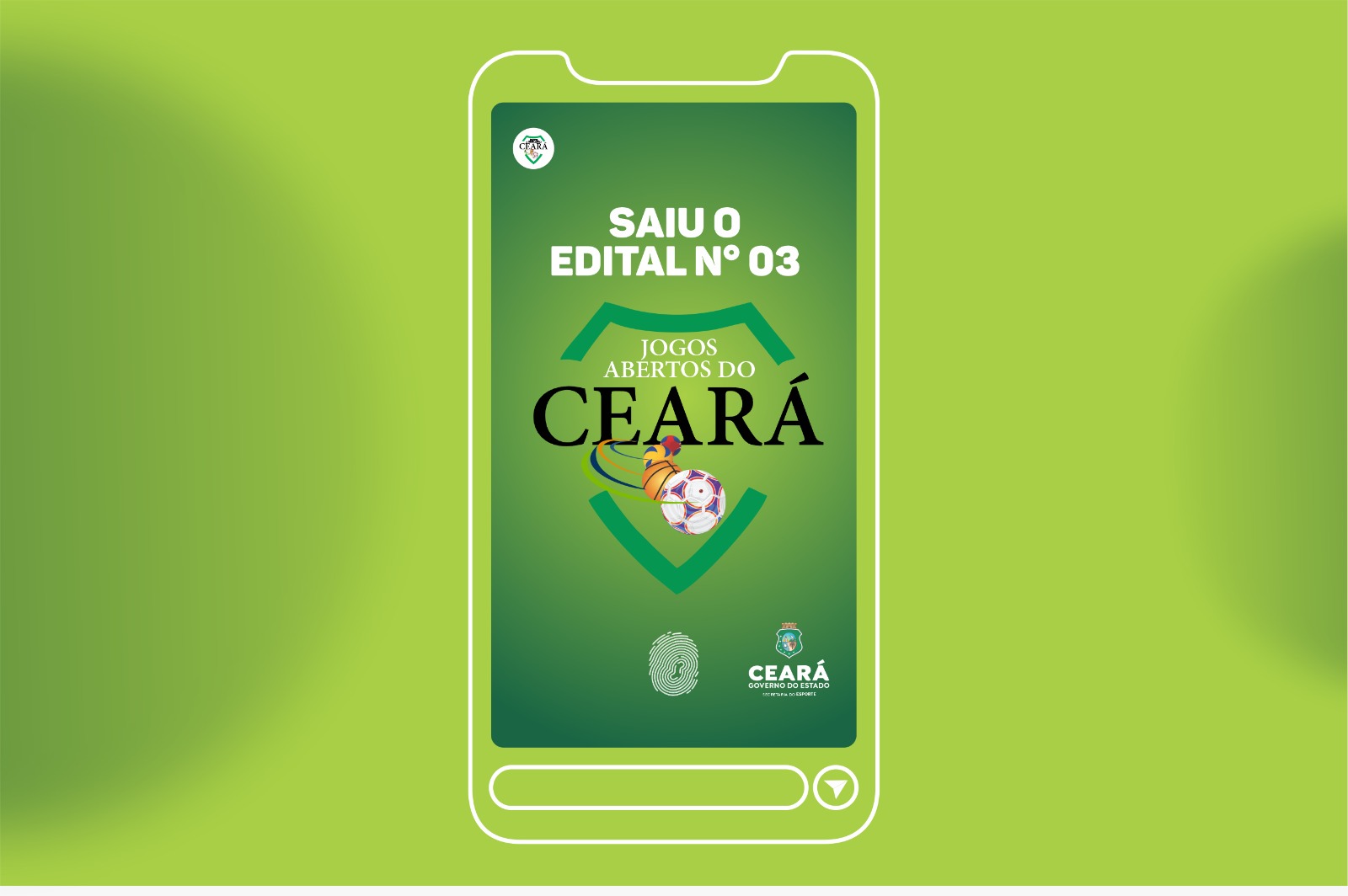 Sesporte divulga Edital Nº 03/2023 referente ao Chamamento Público do Projeto Jogos Abertos 2023