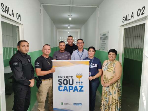 Unidade prisional inaugura quatro novas salas de aula construídas por internos capacitados pelo Senai