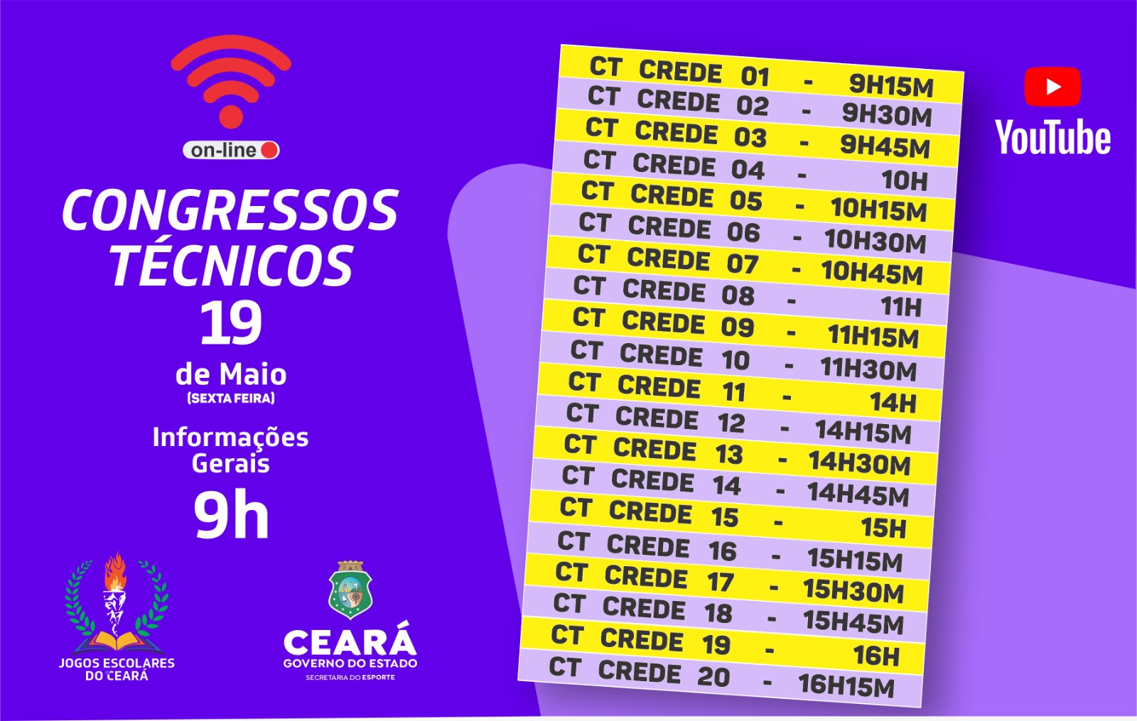 Sesporte realiza Congresso Técnico dos Jogos Escolares – etapa Crede, nesta sexta-feira (19)