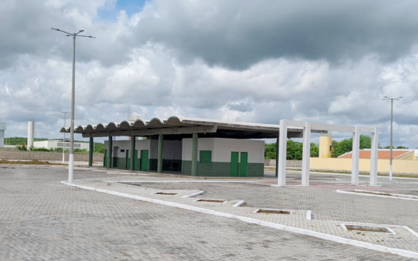 Estrutura da nova rodoviária de Senador Pompeu está prestes a ser entregue