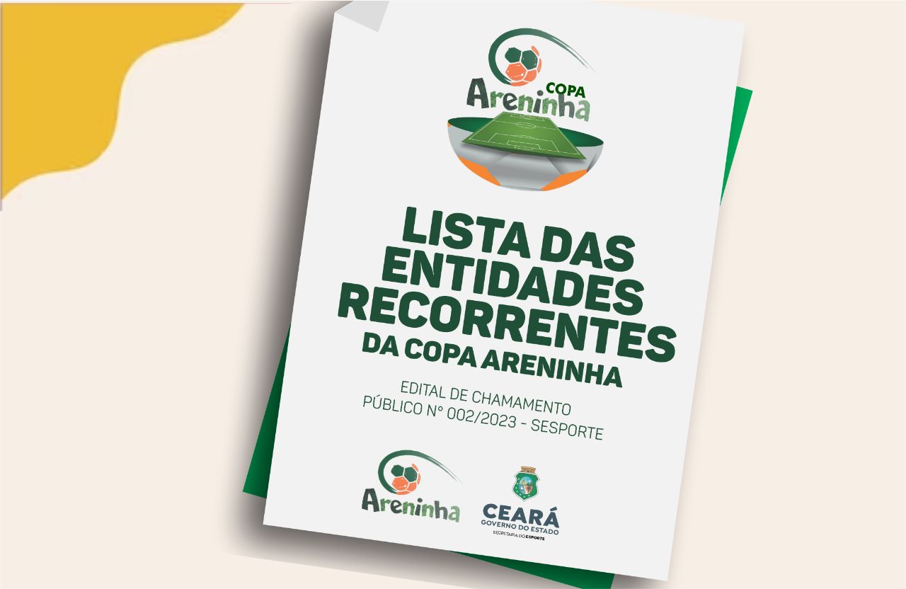 Sesporte divulga resultado dos recursos do edital N° 02/2023 para escolha da entidade que irá executar o Projeto Copa das Areninhas