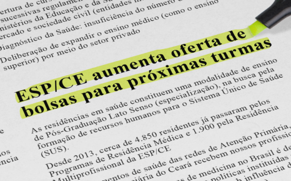 ESP/CE aumenta oferta de bolsas para Residências em Saúde