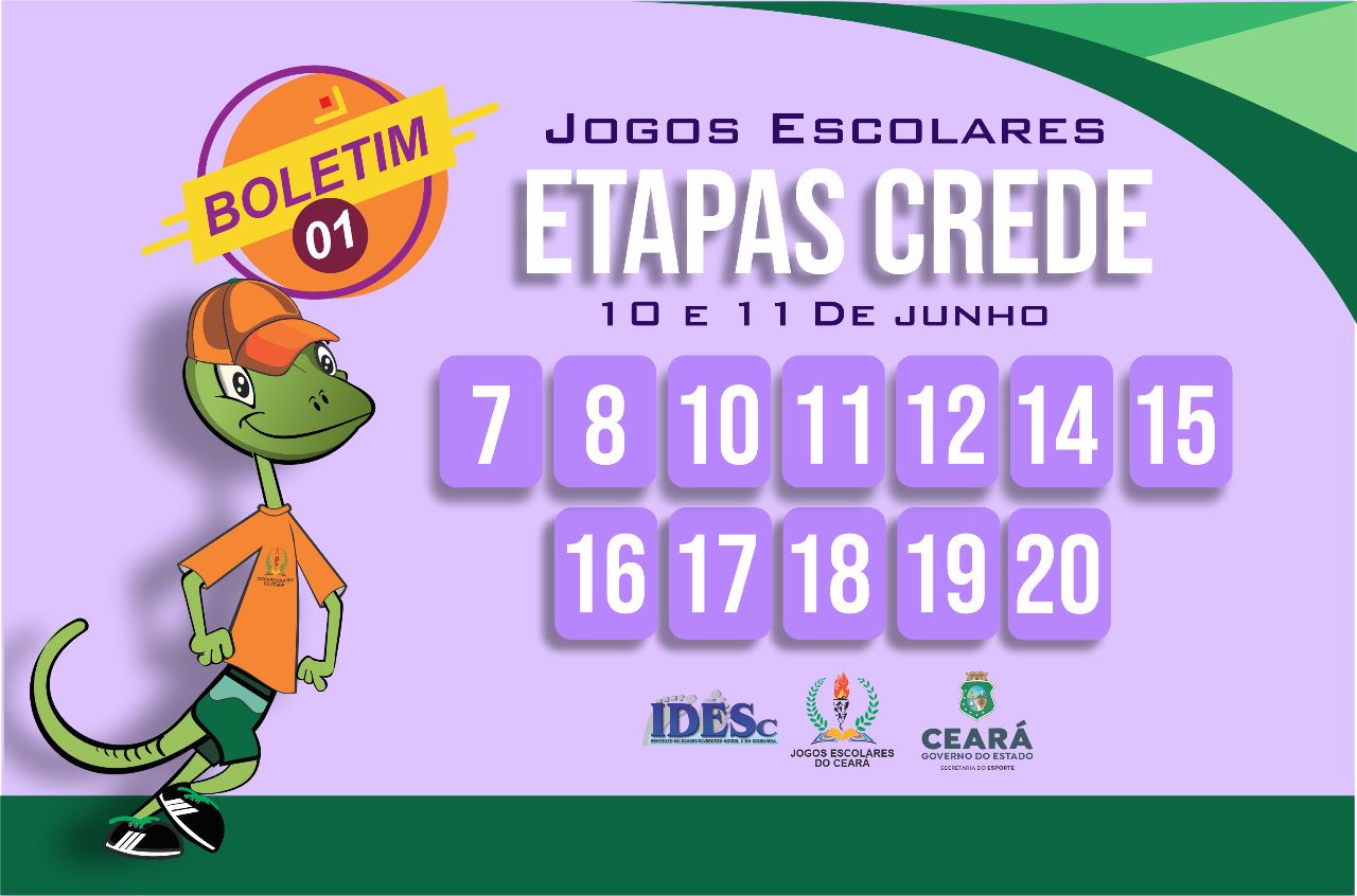 Sesporte realiza competições das etapas Credes dos Jogos Escolares do Ceará 2023