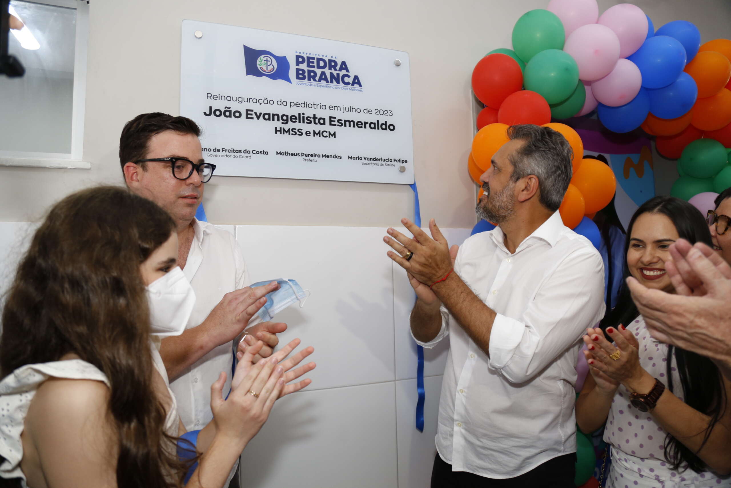 Governo do Ceará entrega ampliação de ala pediátrica do Hospital Municipal de Pedra Branca