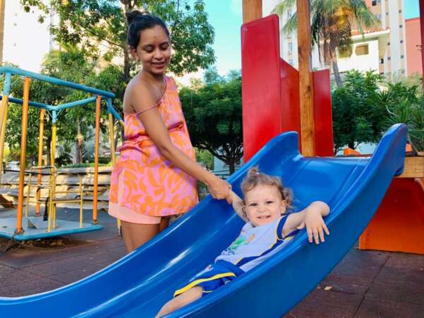 SPS inaugura brinquedopraça em São João do Jaguaribe