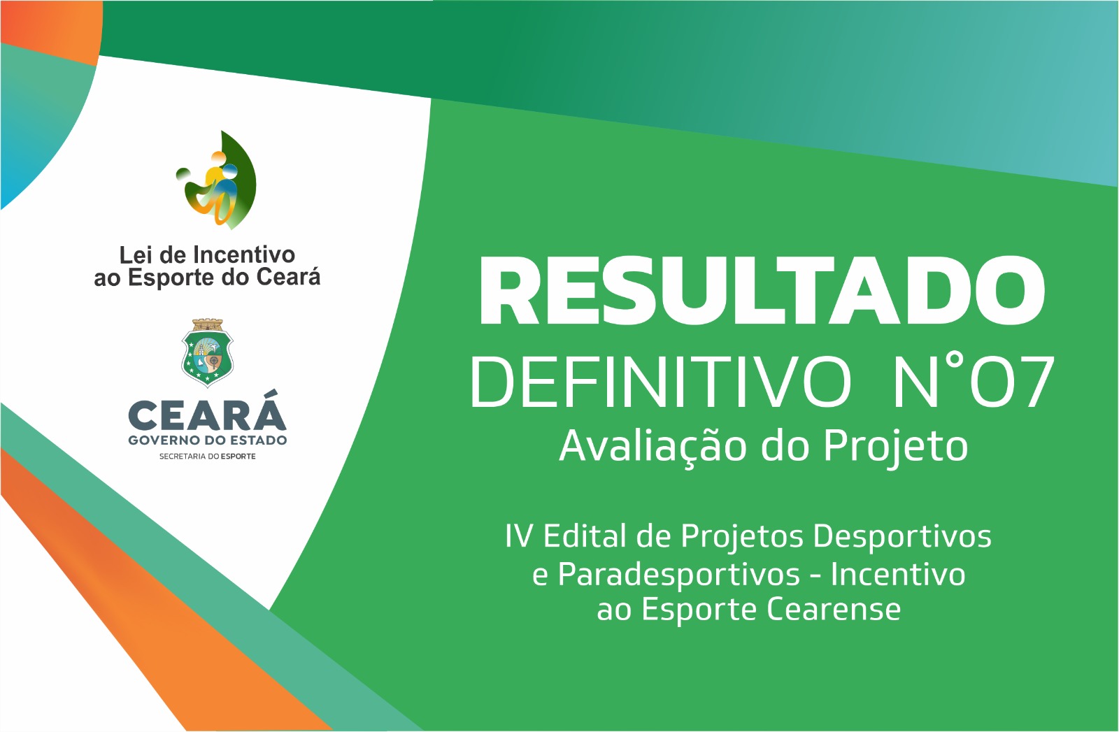 Sesporte divulga resultado definitivo da etapa “Avaliação do Projeto” da Lei de Incentivo ao Esporte do Ceará