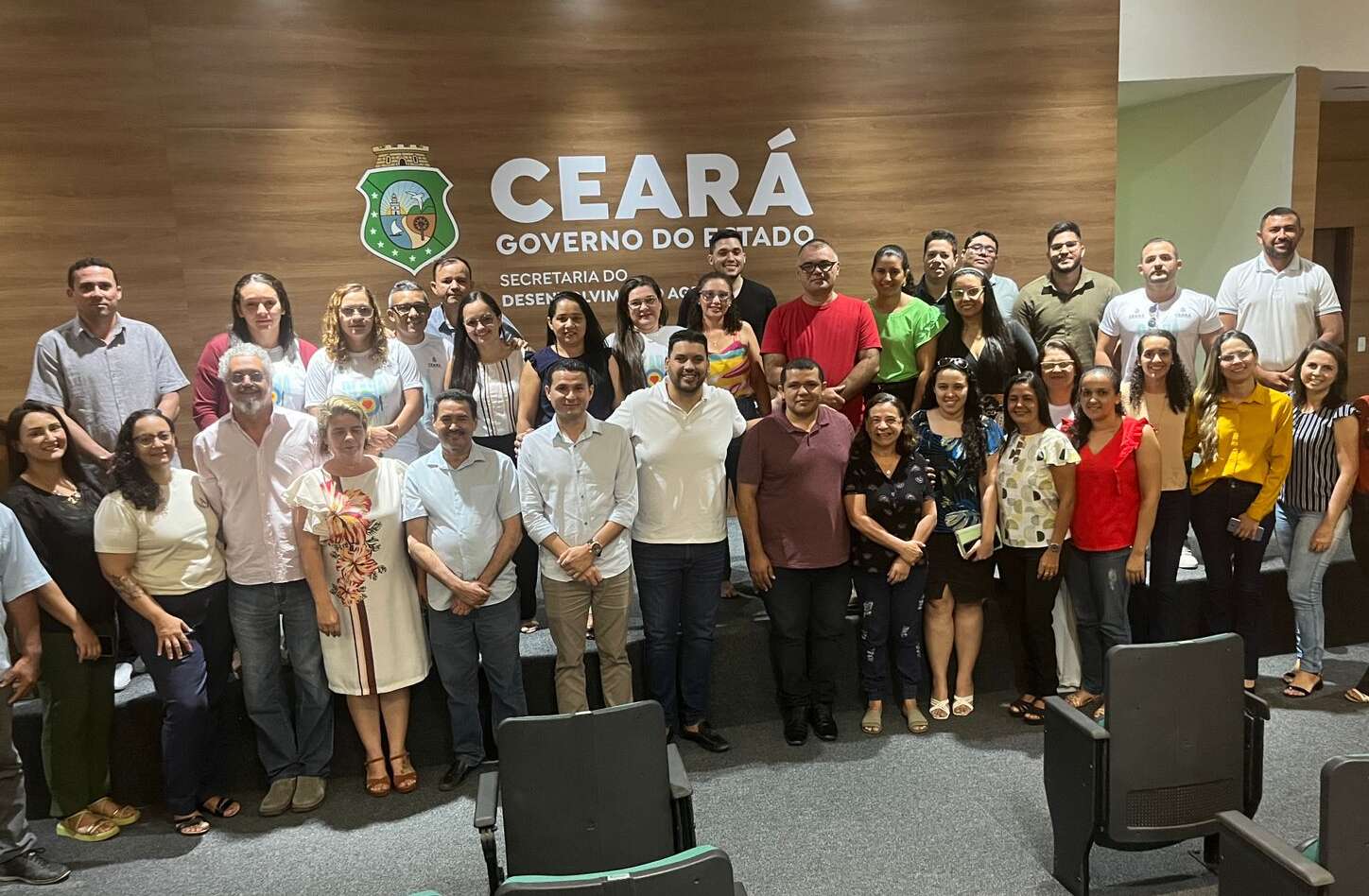 Ceará Sem Fome: agentes de campo participam de treinamento e conhecem equipe da SDA